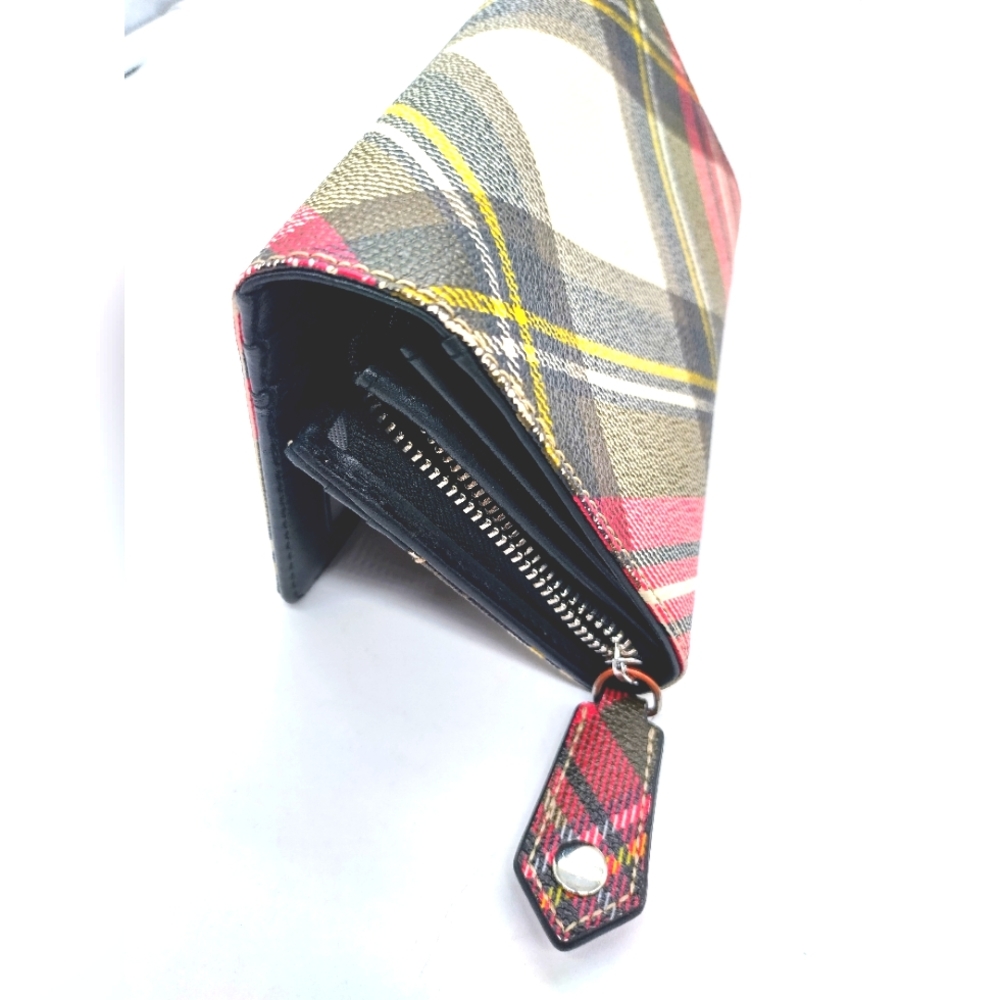 Vivienne Westwood Tartan Clutch Card Holder - Picture 2 of 9